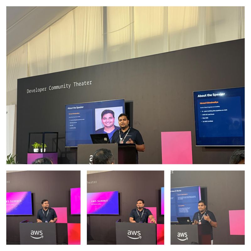 Speaking at AWS Summit Bengaluru