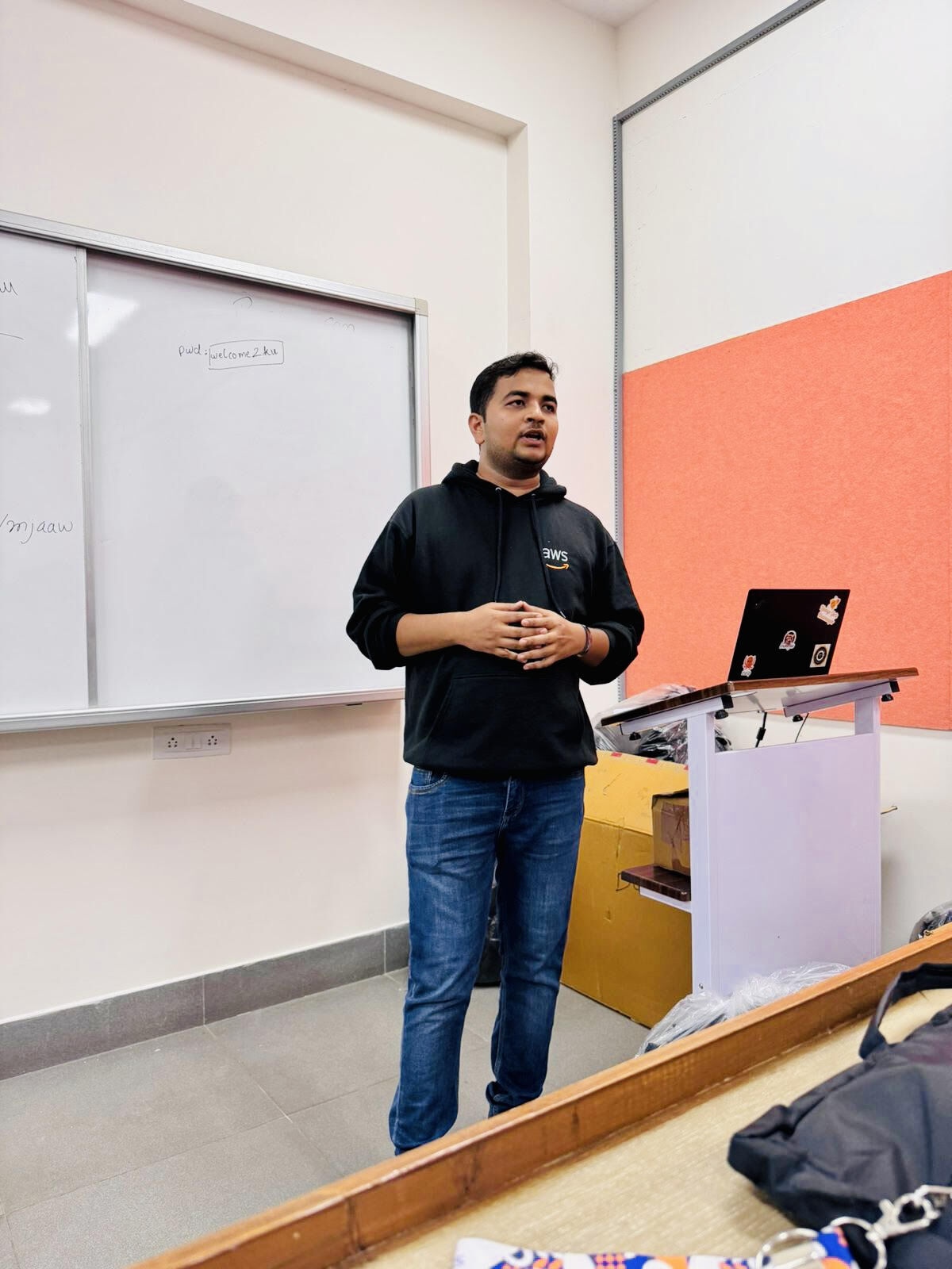 Campus session — hands-on AWS training